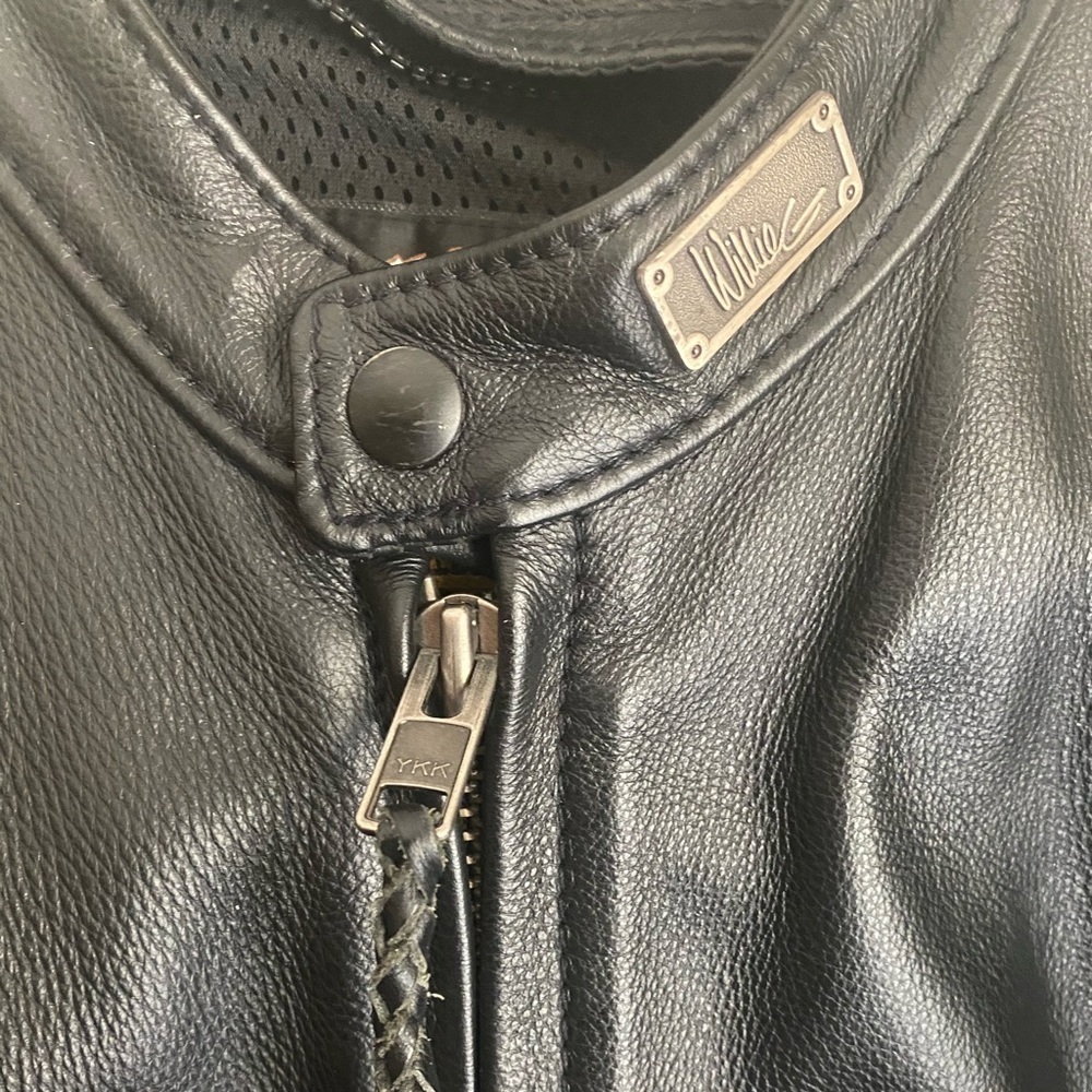 Vintage Authentic Harley Davidson Willie G Leather Jacket/Vest NWOT​​​​​​​​​​ - Picture 4 of 15